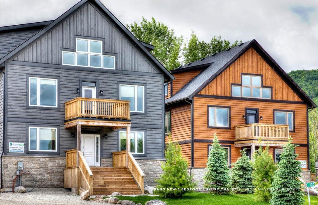 Large group chalet rental